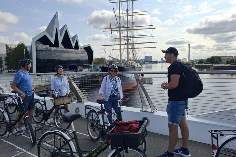 Visite publique amusante à vélo à Glasgow