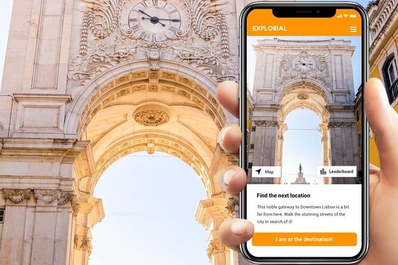 Visite autoguidée de chasse au trésor et de sites touristiques de Lisbonne (Chiado-Baixa)
