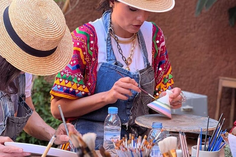 Marrakech Atelier de peinture sur céramique