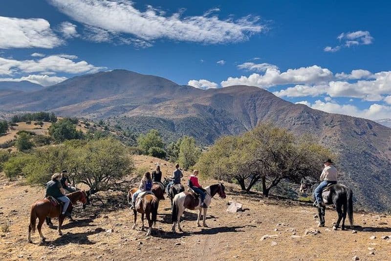 Aventure authentique dans les Andes : équitation privée, fromage et vin
