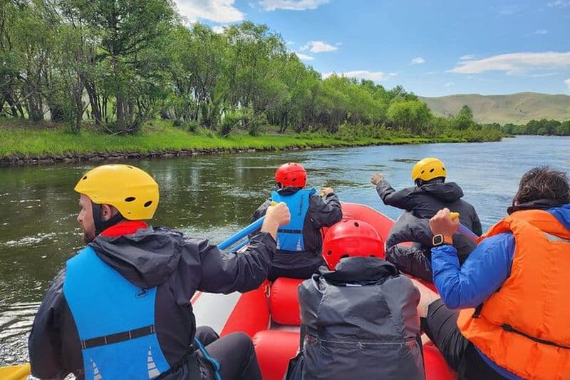 Aventure privée de rafting sur la rivière Mongolie