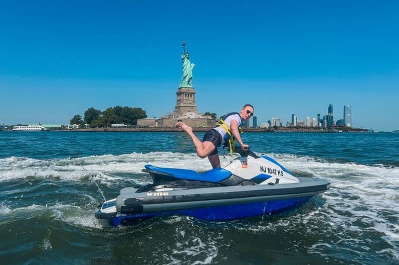 Tour de New York en jet ski sur la Statue de la Liberté et le pont de Brooklyn
