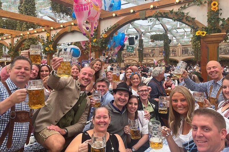 Visite de l'Oktoberfest de Munich avec billets Hofbräu Beertent, bière, nourriture