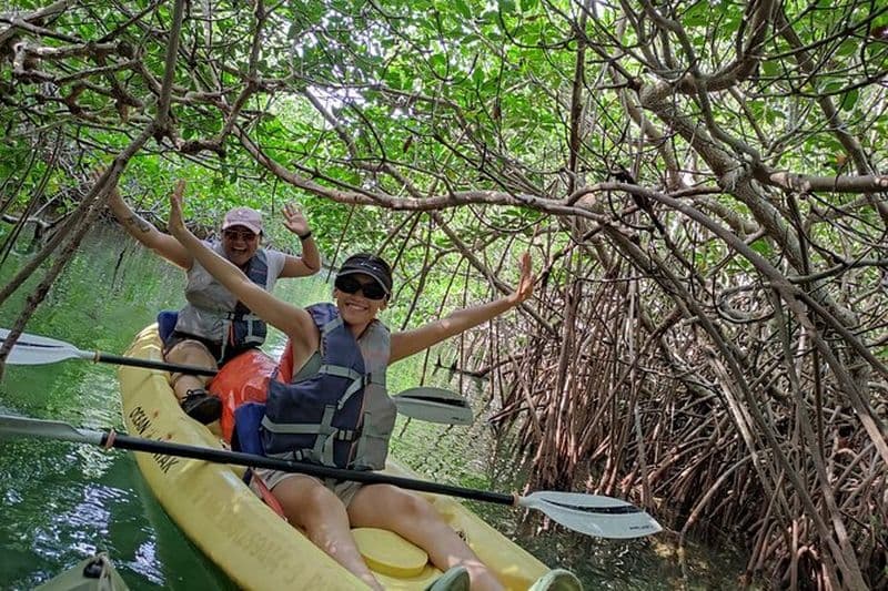 Excursion en kayak dans la lagune Nichupté à Cancun