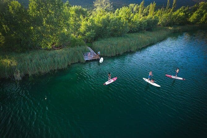 Explorez Baćina Lakes Stand Up Paddleboarding Tour