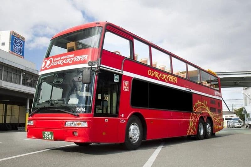 Visite en bus à toit ouvert du Sky Vista d'Osaka
