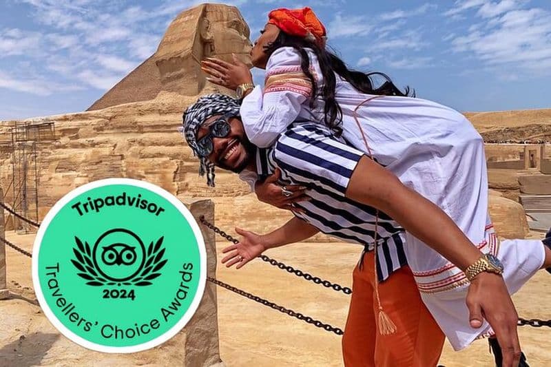 Pyramides de Gizeh, Sphinx, pyramide de la reine, chameau, photographie, shopping