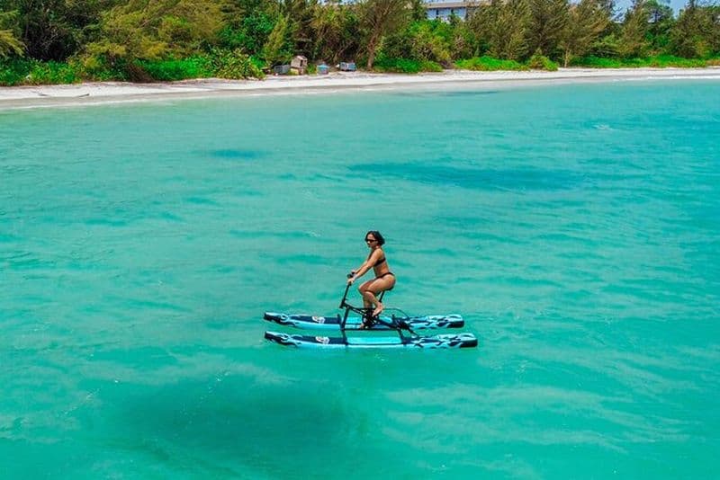 Visite en vélo aquatique en Jamaïque et séance photo avec drone avec bobine vidéo