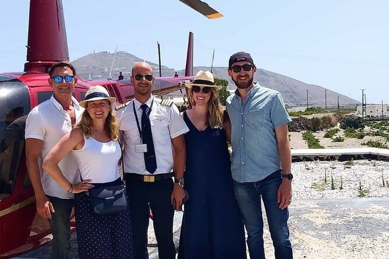 Tour en hélicoptère de Mykonos : vol touristique de 30 minutes