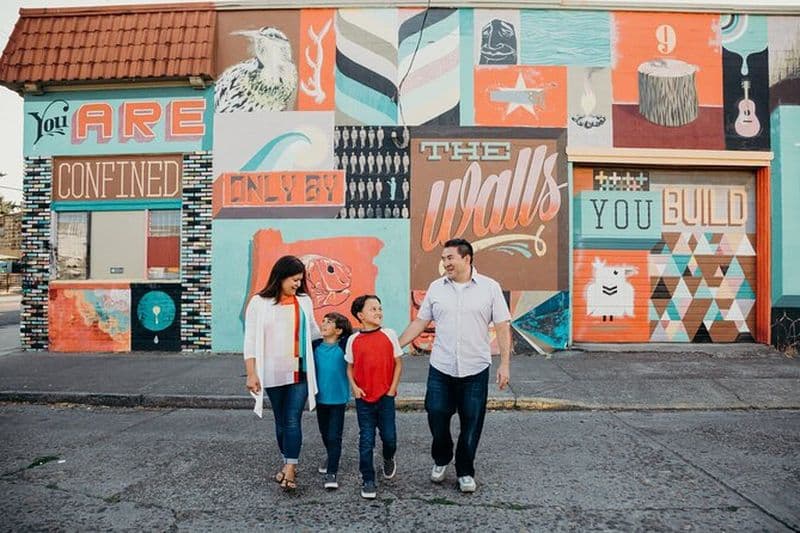 Séance de photographie privée de vacances avec un photographe local à Portland
