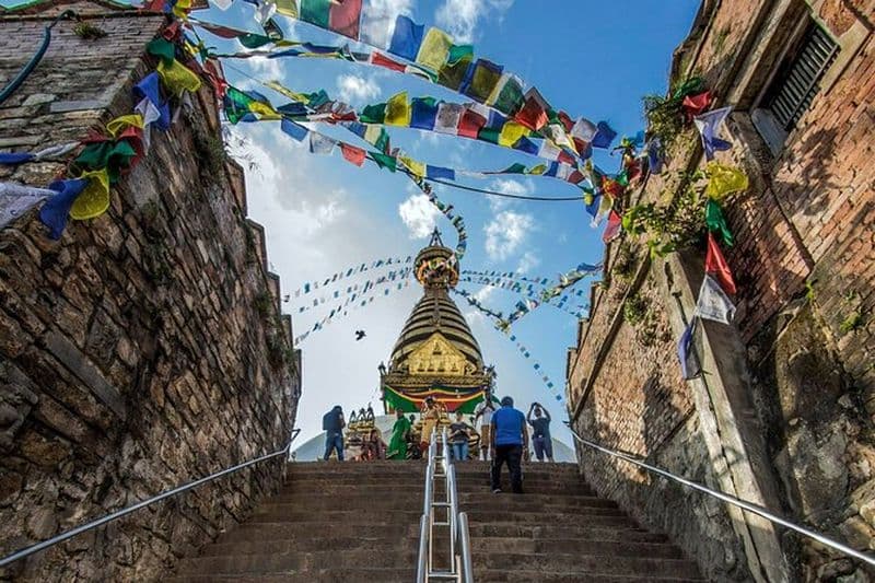 Visite à pied de 3 heures à Swayambhunath