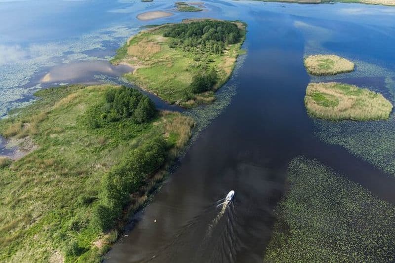 Excursion en bateau d'observation des oiseaux dans le delta des Nemunas