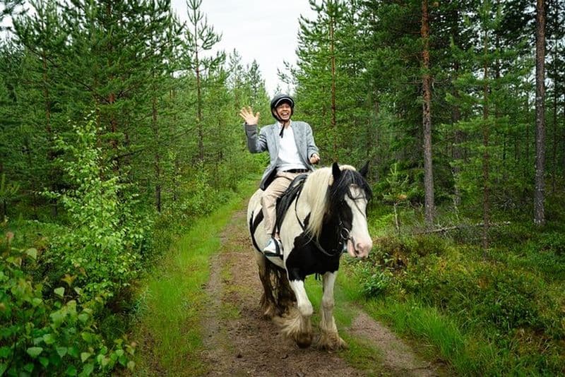 Balade à cheval de 2h30 à Rovaniemi