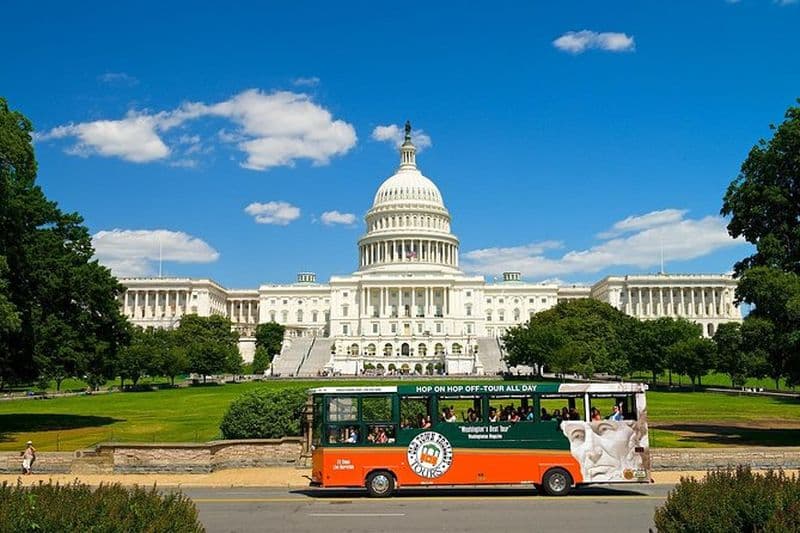 Washington DC Hop-On Hop-off Trolley Tour avec 15 arrêts