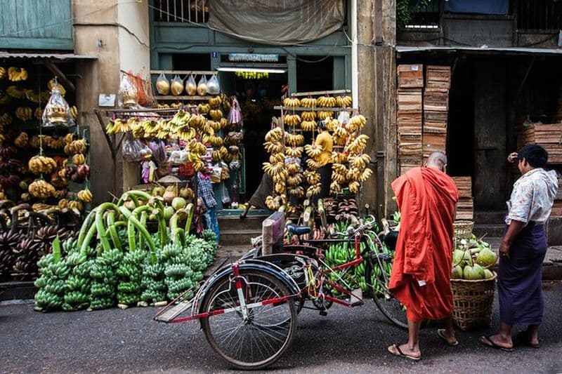 Visite à pied du centre-ville de Yangon