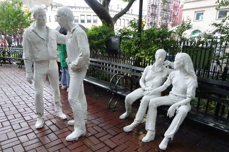 Visite à pied autoguidée de New York Greenwich Village et chasse au trésor