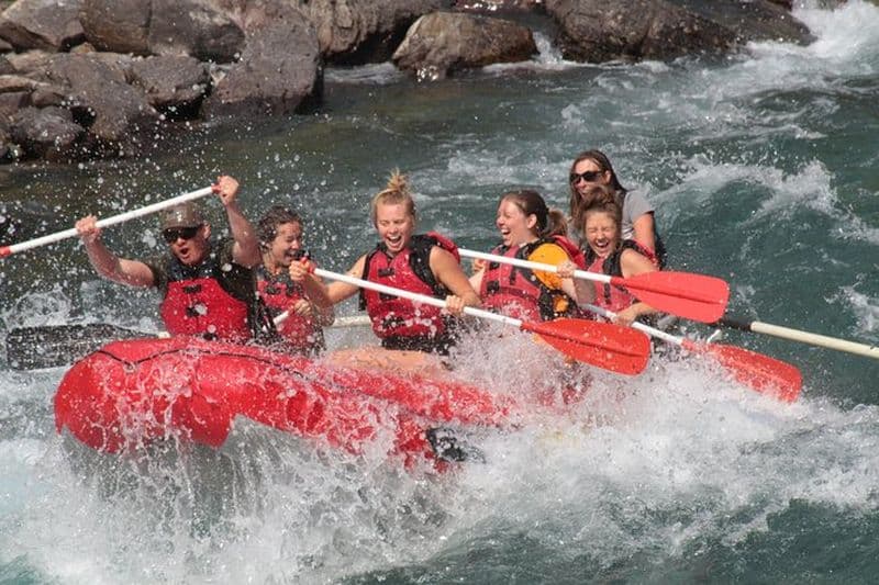 Aventure de rafting en eau vive d'une demi-journée au parc national des Glaciers