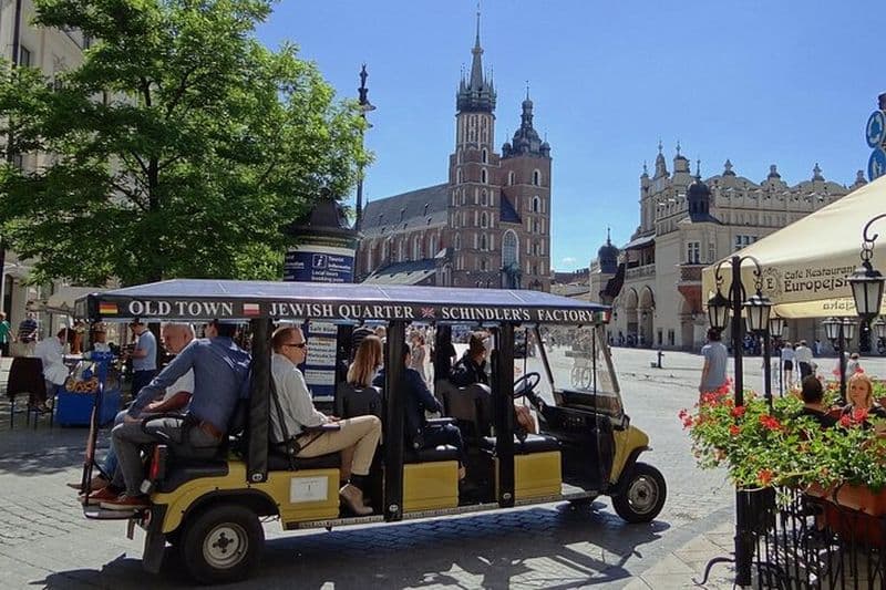 Excursion en buggy de golf électrique de Cracovie avec prise en charge à l'hôtel