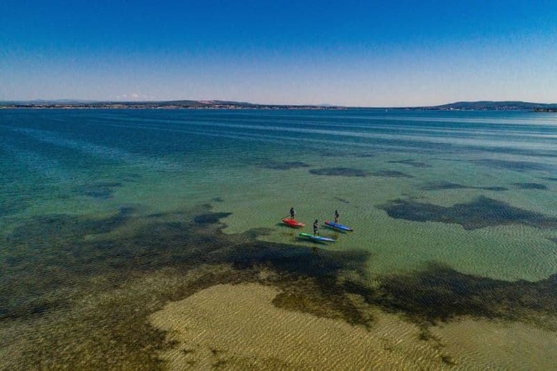 Stand-up-paddle sur Laguna de Thau, location, Sete