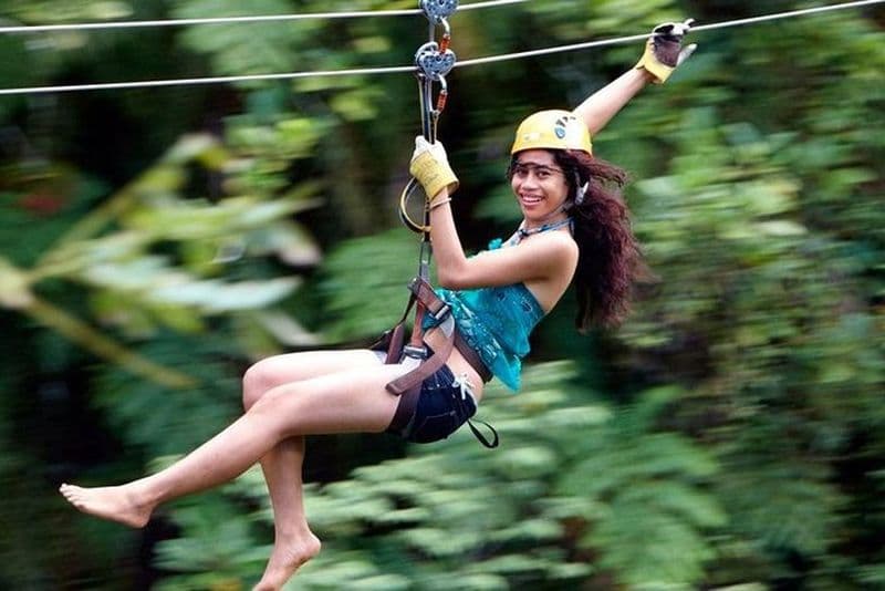 Zip line Fidji ex Fiji Marriot avec transfert en transfert privé Aéroport ou complexe de Nadi