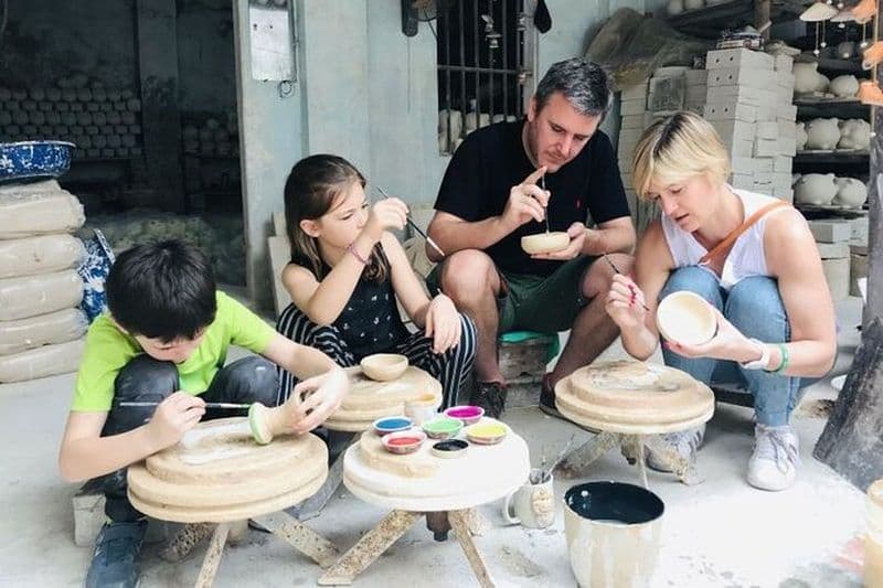 Visite privée Hanoi Highlights - Bat Trang Village - Cours de poterie