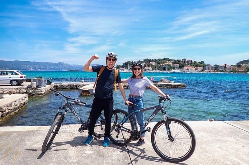 Vélo & Vin Korčula Adventure - Visite guidée à vélo d'une demi-journée