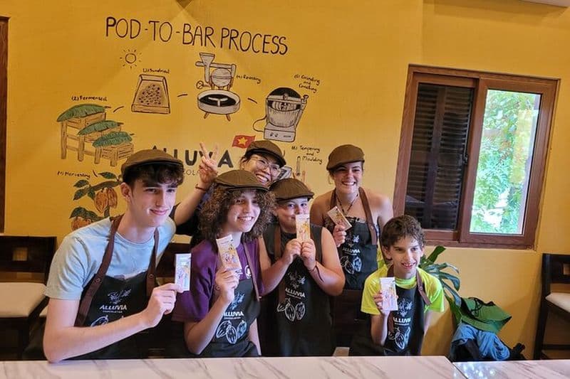 Cours de fabrication de chocolat Alluvia Hoi An