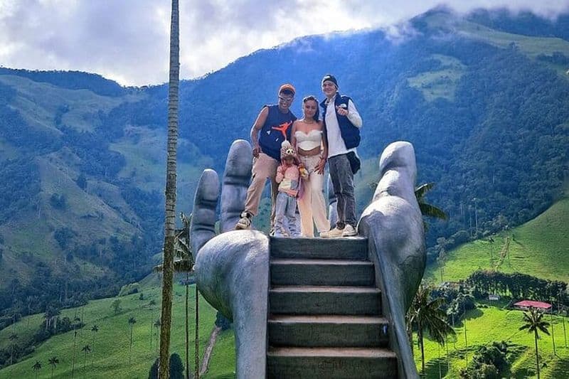 Équitation jusqu'au point de vue 1 et à la rivière Cocora Valley