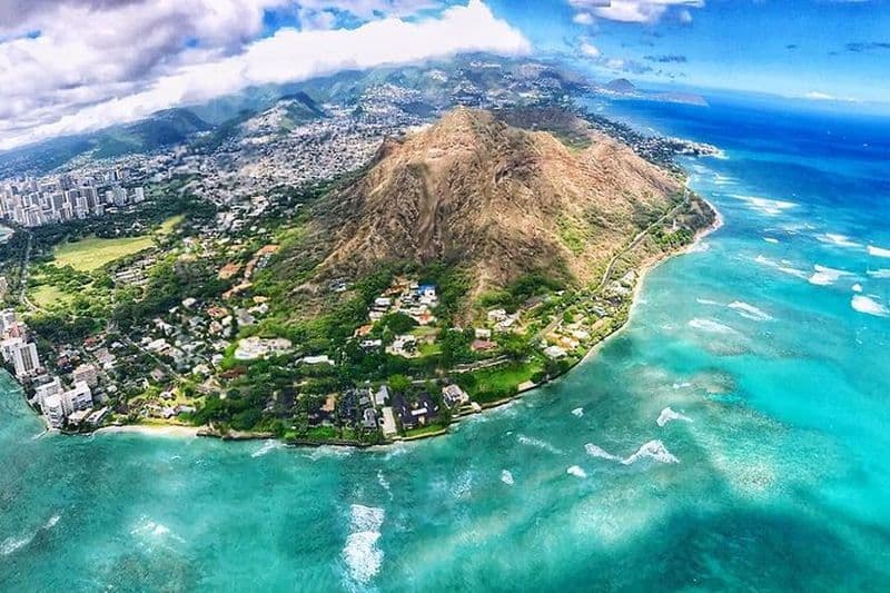 Randonnée à Diamond Head et expérience sur l'île d'Oahu. la côte Nord