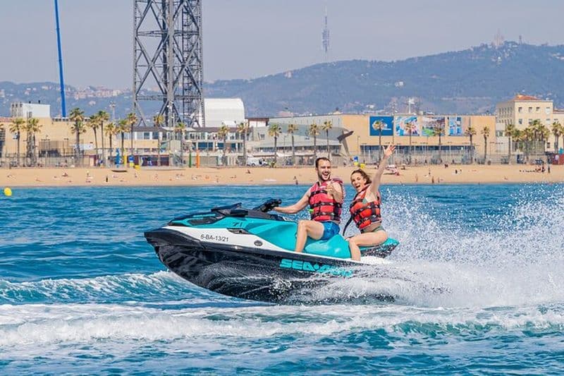 Expérience en Jet Ski sans permis à Barcelone