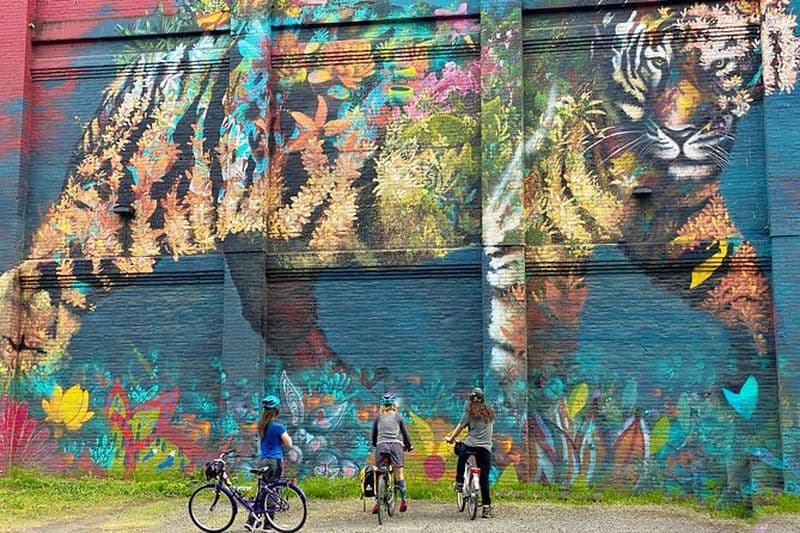 Exclusivité Viator : visite à vélo de 2 heures sur le street art de Portland