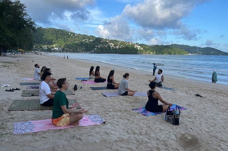 Sunrise Patong Beach Yoga