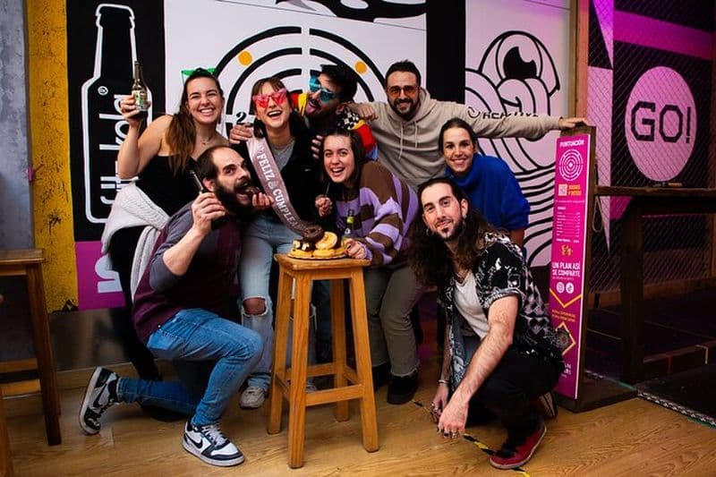 Session d'anniversaire de lancer de hache 2h