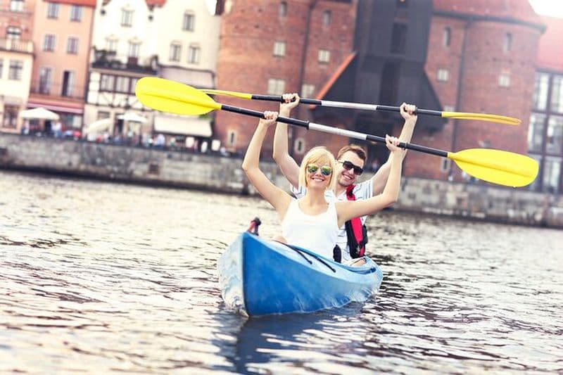 Histoire de Gdansk Tour en kayak sur la rivière Motława