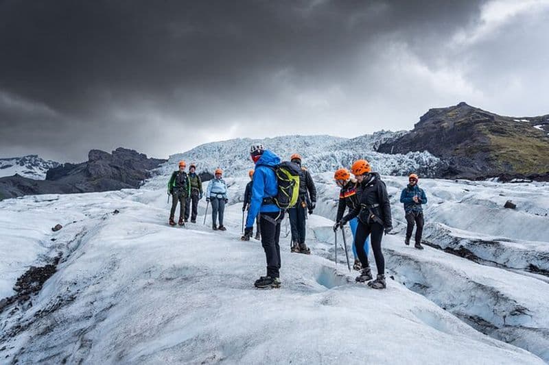 Vatnajökull Promenade guidée sur glacier débutant avec transfert 4x4