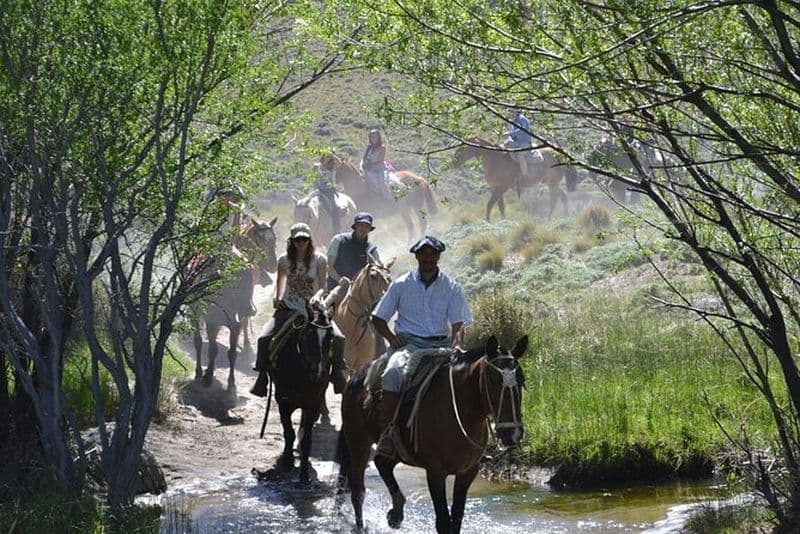 Équitation avec Asado traditionnel et vin de Bariloche