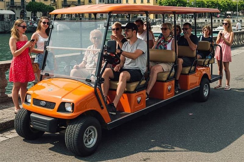 Côme en voiture de golf : un voyage à travers l'histoire, la culture et les paysages
