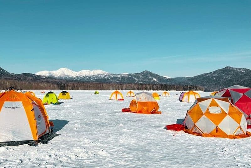 Visite privée de pêche à l'éperlan du lac Nukabira