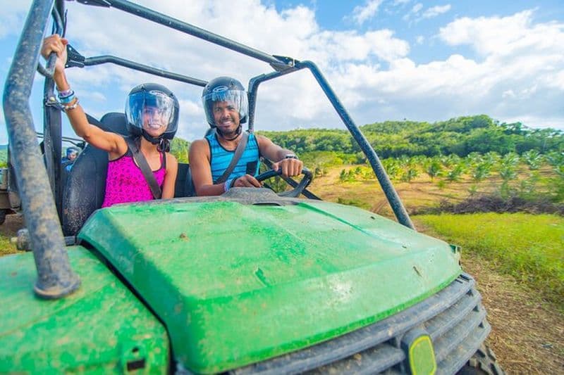 Rafting en bambou, tyrolienne, tubulure + visite gratuite en buggy des dunes