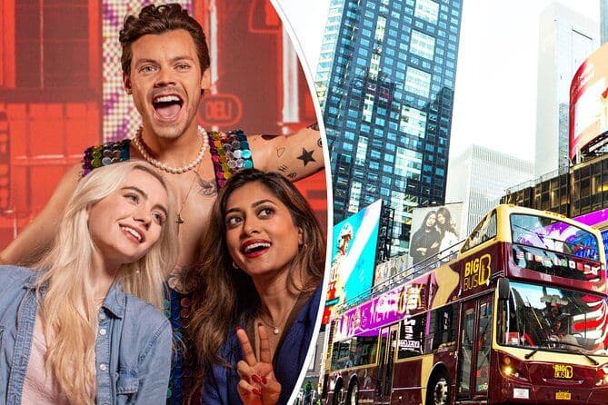 New York: Musée de cire Madame Tussauds et visite hop-on hop-off de 24 heures