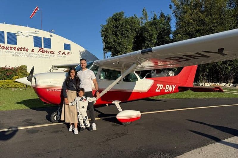 Expérience de vol panoramique en avion privé au-dessus d'Asuncion