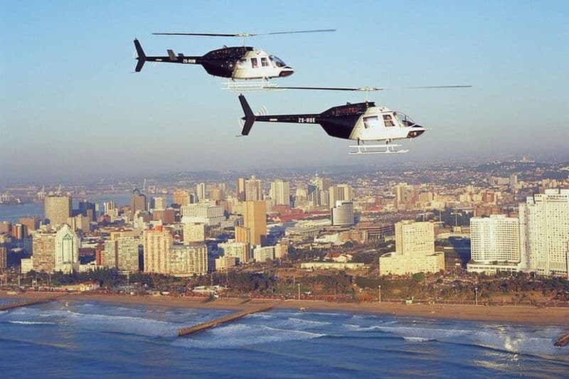 Tour de Durban en ville et en hélicoptère
