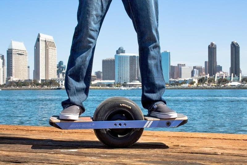 Leçon de hoverboard électrique à une roue et balade en baie