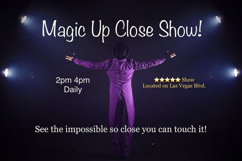 Spectacle Magic Up Close Early au Las Vegas Magic Theatre