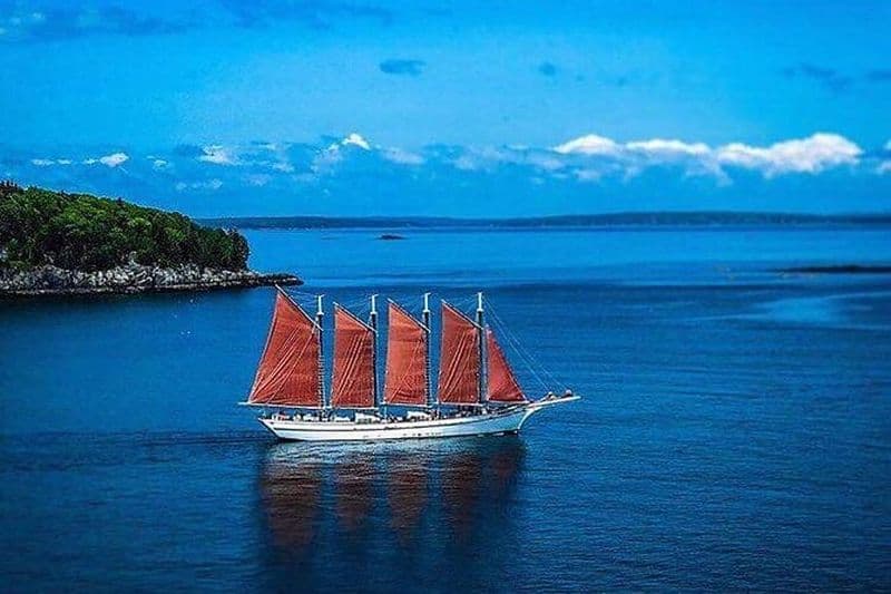 Voyage de 1,5 à 2 heures de voile Windjammer dans le Maine avec capitaine breveté