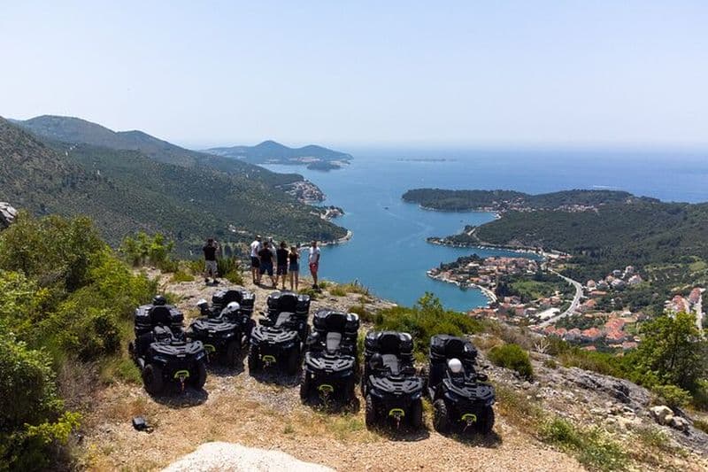 2 - Heure Dubrovnik Campagne VTT/Quad Safari avec Pickup inclus