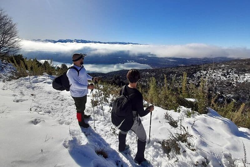 Expérience privée de randonnée hivernale à Bariloche