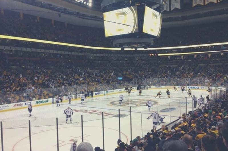 Match de hockey sur glace des Bruins de Boston au TD Garden