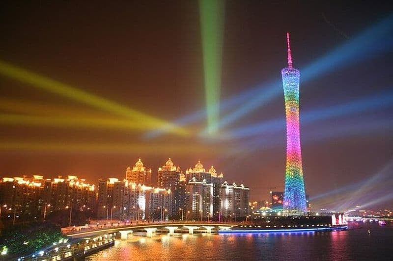 Billet Tour de Canton et croisière sur la rivière des Perles Visite nocturne privée de Guangzhou