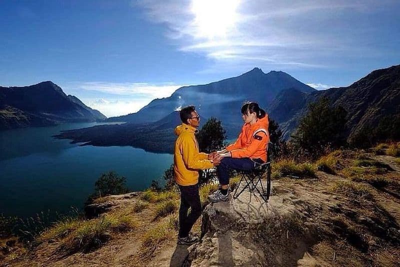 Billet Mont Rinjani Randonnée jusqu'au sommet (2 jours 1 nuit)